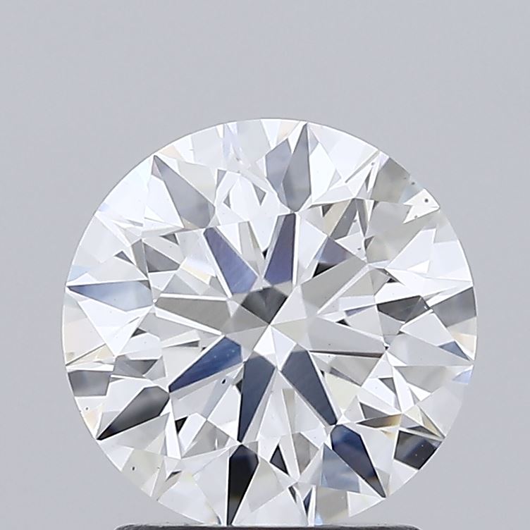 1.90 Carat Round Shaped, Ideal Cut, D Color, VS2 Clarity, IGI Certified Lab Grown Diamond