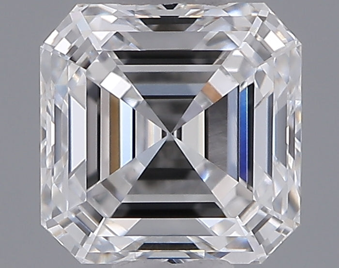 1.01 Carat Asscher Shaped, Ideal Cut, D Color, VVS1 Clarity, IGI Certified Lab Grown Diamond