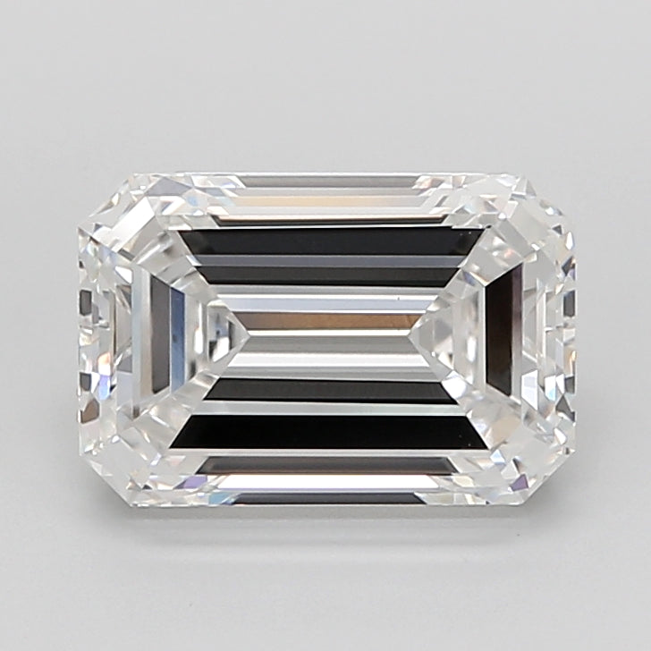 4.93 Carat Emerald Shaped, Excellent Cut, F Color, VVS2 Clarity, IGI Certified Lab Grown Diamond