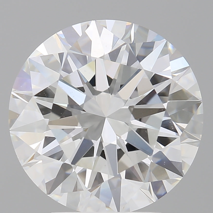 4.03 Carat Round Shaped, Excellent Cut, E Color, VVS2 Clarity, IGI Certified Lab Grown Diamond