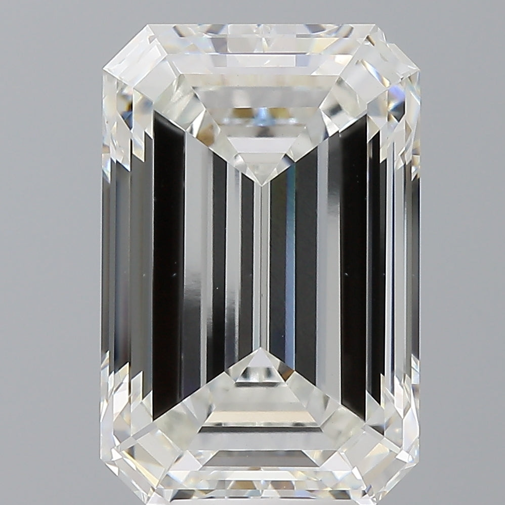 8.54 Carat Emerald Shaped, Ideal Cut, F Color, VS1 Clarity, IGI Certified Lab Grown Diamond