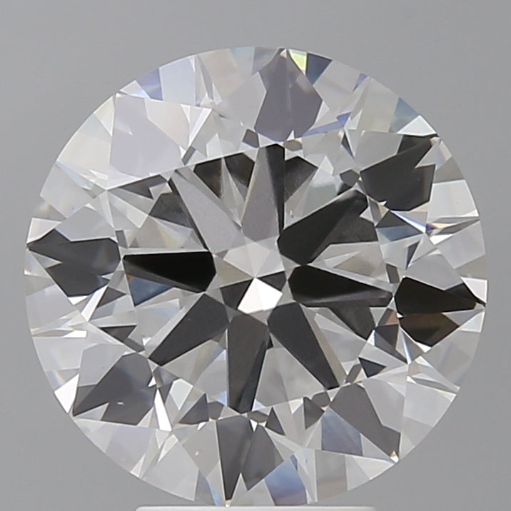 5.55 Carat Round Shaped, Ideal Cut, F Color, VS1 Clarity, IGI Certified Lab Grown Diamond