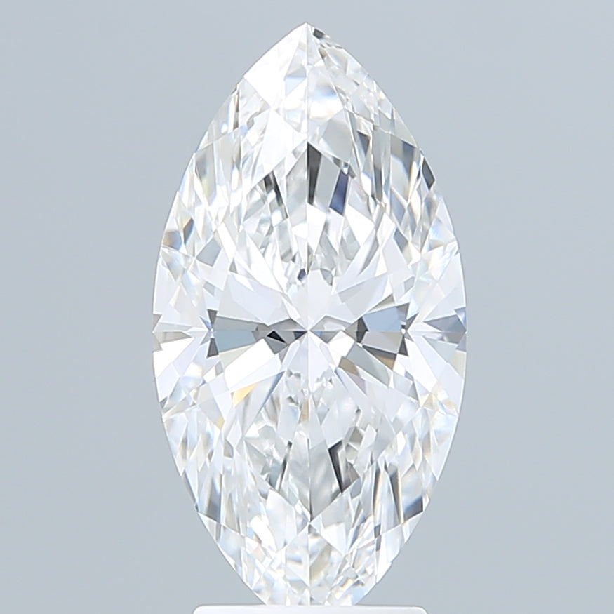 3.55 Carat Marquise Shaped, Ideal Cut, E Color, VVS2 Clarity, IGI Certified Lab Grown Diamond
