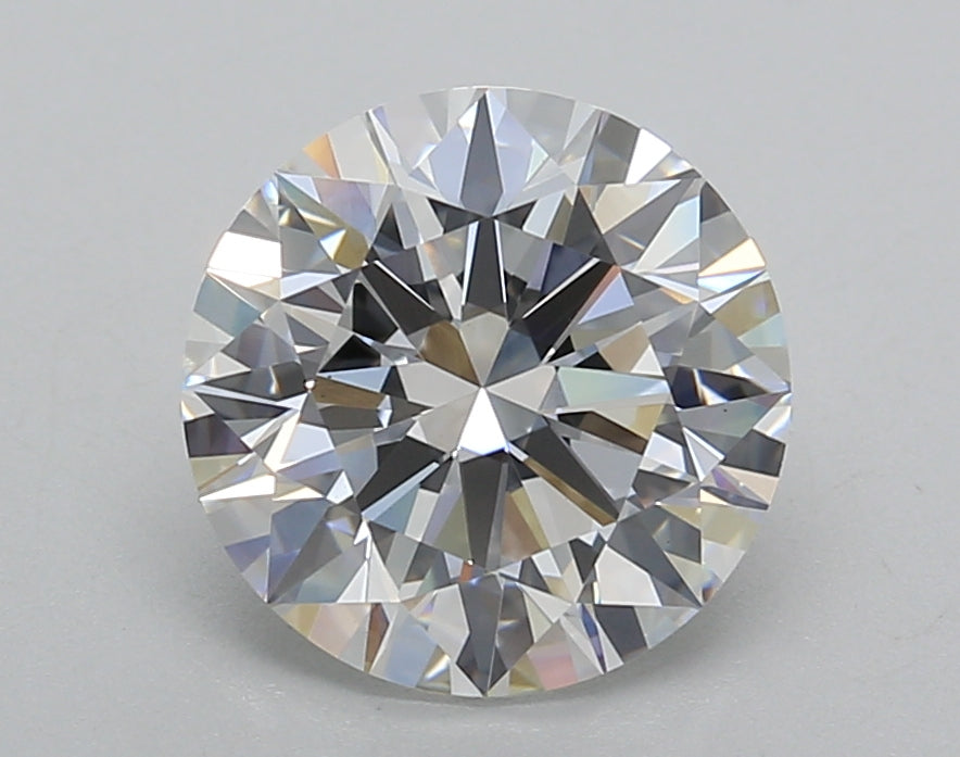 2.53 Carat Round Shaped, Ideal Cut, E Color, VVS2 Clarity, IGI Certified Lab Grown Diamond