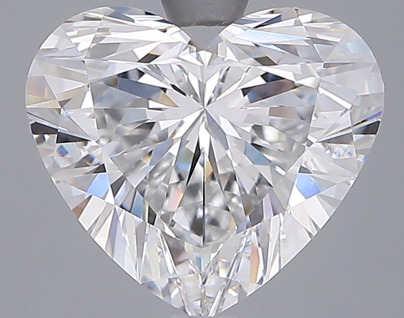 3.07 Carat Heart Shaped, Excellent Cut, D Color, VVS2 Clarity, IGI Certified Lab Grown Diamond