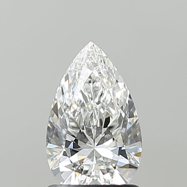 1.11 Carat Pear Shaped, Ideal Cut, E Color, VVS2 Clarity, IGI Certified Lab Grown Diamond