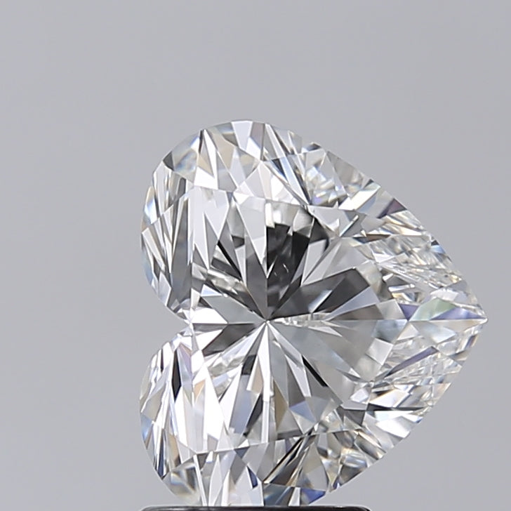 3.02 Carat Heart Shaped, Very Good Cut, F Color, VS1 Clarity, IGI Certified Lab Grown Diamond
