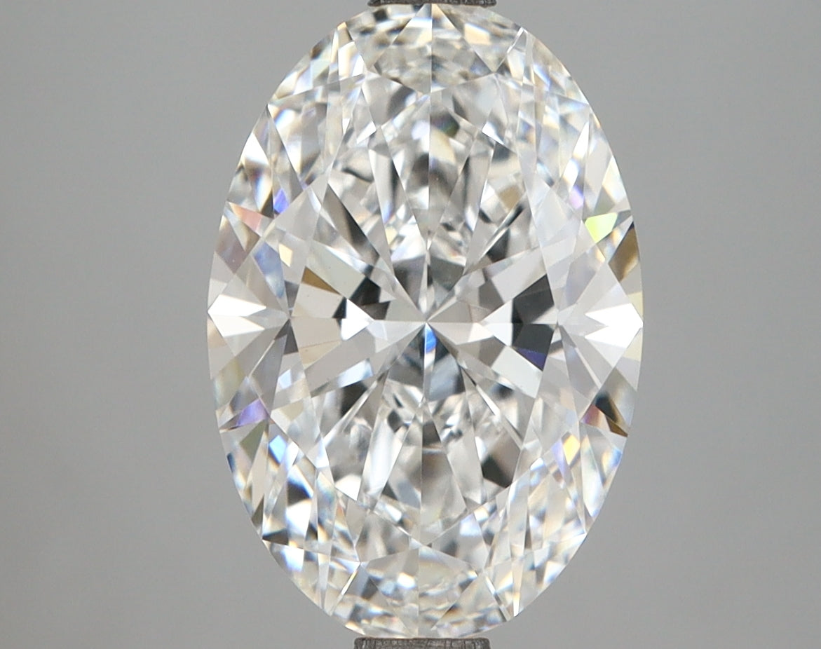 3.58 Carat Oval Shaped, Ideal Cut, E Color, VVS2 Clarity, IGI Certified Lab Grown Diamond