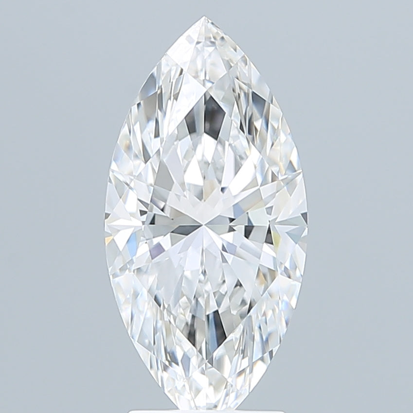 3.10 Carat Marquise Shaped, Excellent Cut, E Color, VVS2 Clarity, IGI Certified Lab Grown Diamond