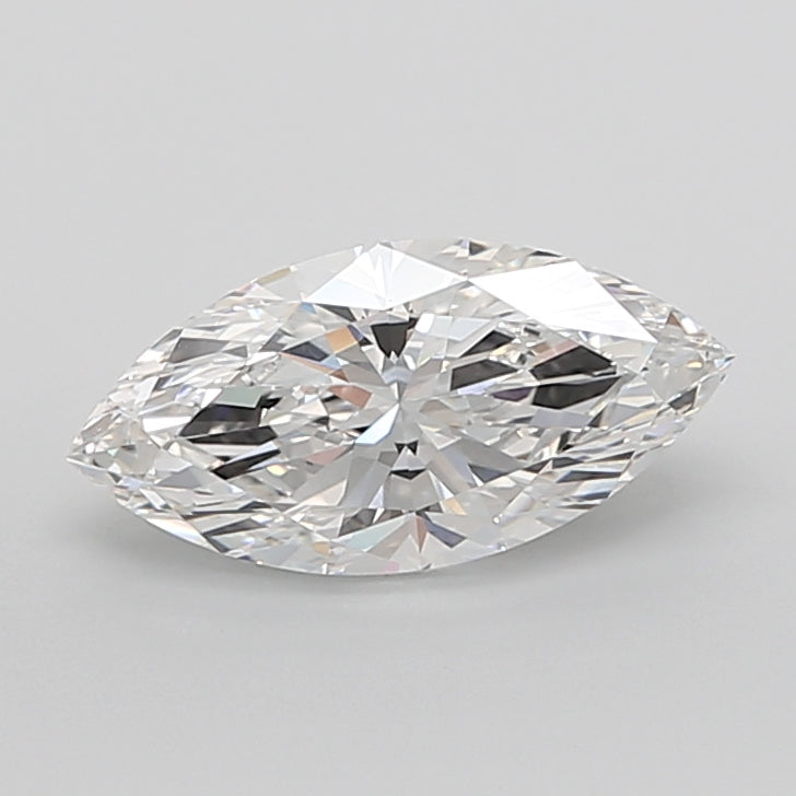 4.05 Carat Marquise Shaped, Ideal Cut, E Color, VVS2 Clarity, IGI Certified Lab Grown Diamond