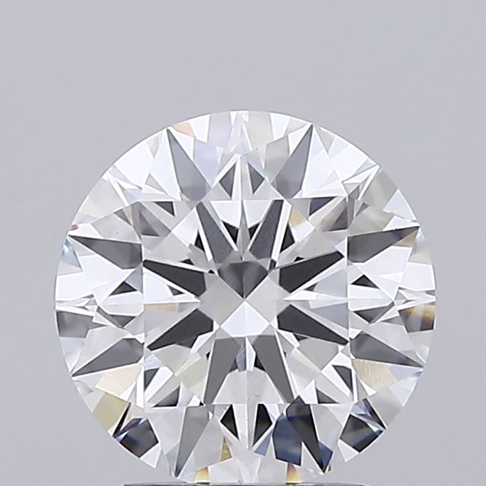 2.13 Carat Round Shaped, Ideal Cut, E Color, VVS2 Clarity, IGI Certified Lab Grown Diamond
