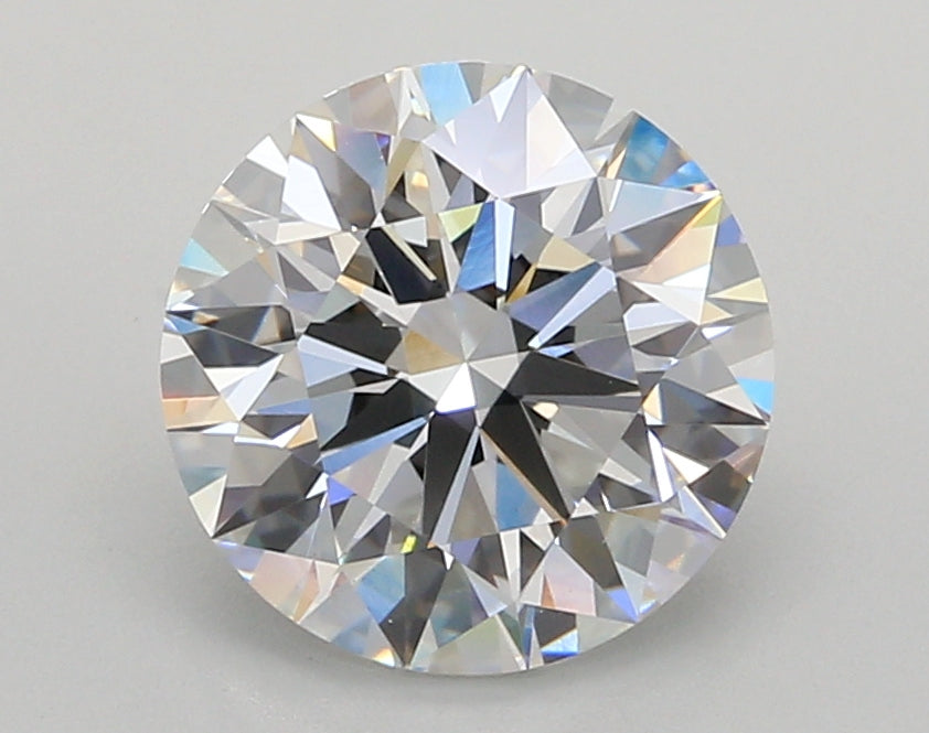 3.05 Carat Round Shaped, Ideal Cut, D Color, VS1 Clarity, IGI Certified Lab Grown Diamond