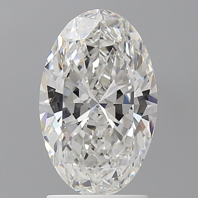 2.09 Carat Oval Shaped, Ideal Cut, F Color, VVS2 Clarity, IGI Certified Lab Grown Diamond