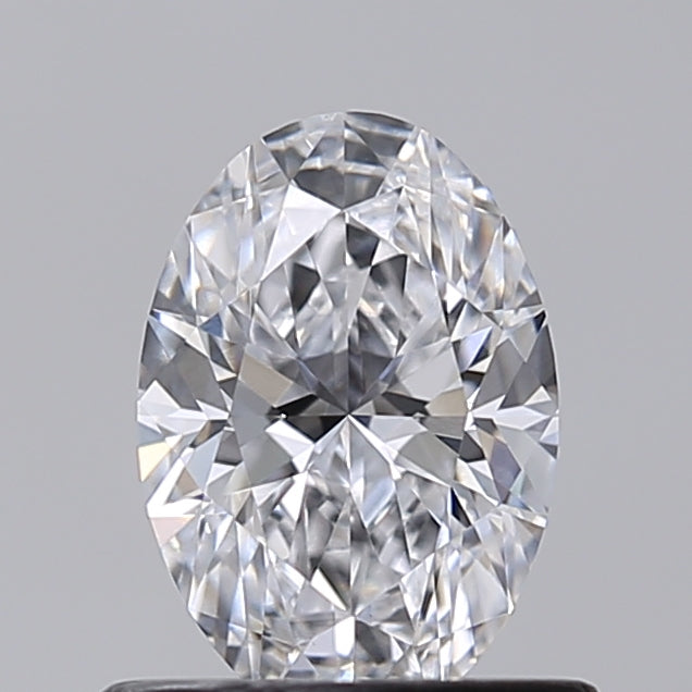 0.70 Carat Oval Shaped, Excellent Cut, D Color, VVS2 Clarity, IGI Certified Lab Grown Diamond