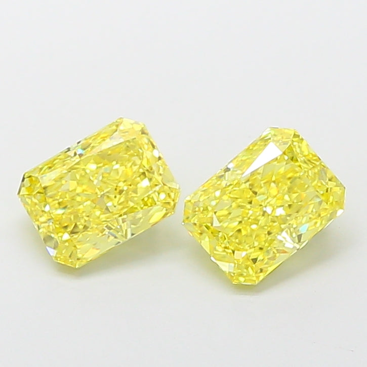 1.10 Carat Radiant Shaped, Ideal Cut, VVS2 Clarity, IGI Certified Lab Grown Diamond