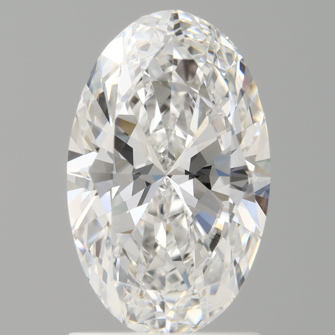 1.53 Carat Oval Shaped, Ideal Cut, D Color, VVS2 Clarity, IGI Certified Lab Grown Diamond