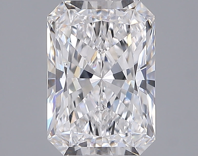 2.05 Carat Radiant Shaped, Ideal Cut, D Color, VVS2 Clarity, IGI Certified Lab Grown Diamond