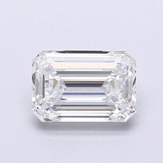 1.40 Carat Emerald Shaped, Very Good Cut, D Color, VVS2 Clarity, IGI Certified Lab Grown Diamond