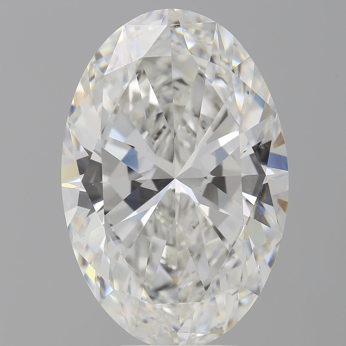 7.58 Carat Oval Shaped, Ideal Cut, F Color, VVS2 Clarity, IGI Certified Lab Grown Diamond