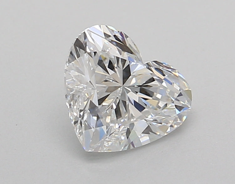 1.01 Carat Heart Shaped, Very Good Cut, D Color, VVS2 Clarity, IGI Certified Lab Grown Diamond
