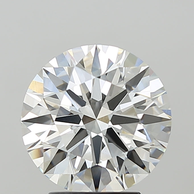 3.03 Carat Round Shaped, Ideal Cut, F Color, VVS2 Clarity, IGI Certified Lab Grown Diamond