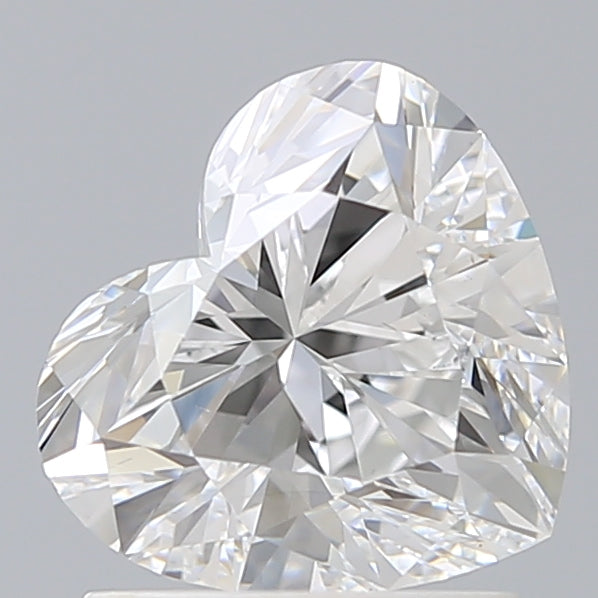 1.59 Carat Heart Shaped, Excellent Cut, E Color, VS2 Clarity, IGI Certified Lab Grown Diamond