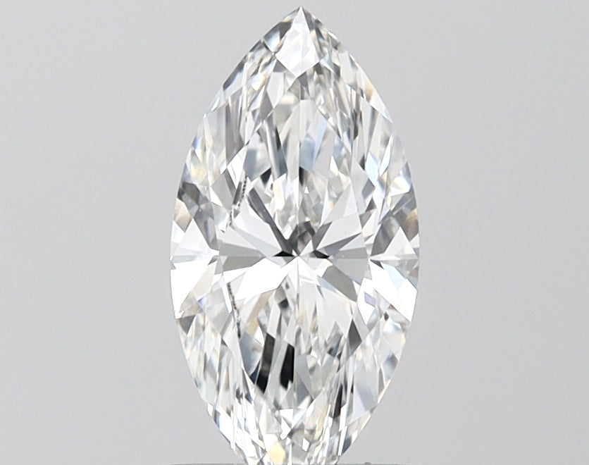1.05 Carat Marquise Shaped, Ideal Cut, F Color, VVS2 Clarity, IGI Certified Lab Grown Diamond