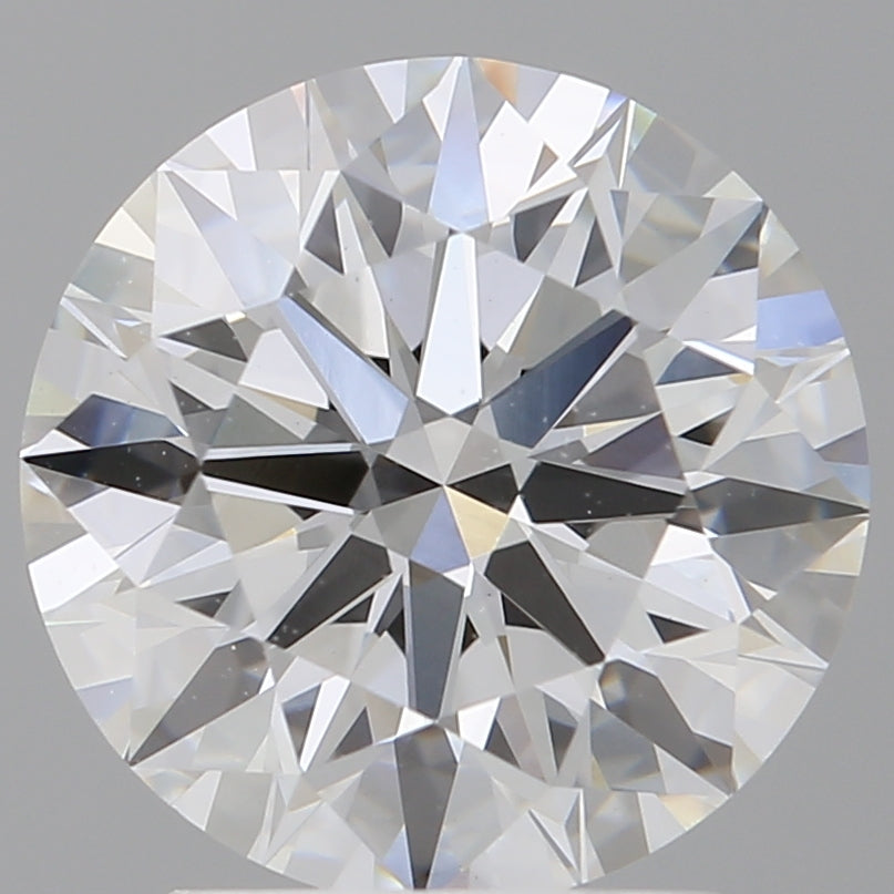 2.59 Carat Round Shaped, Ideal Cut, F Color, VVS2 Clarity, IGI Certified Lab Grown Diamond