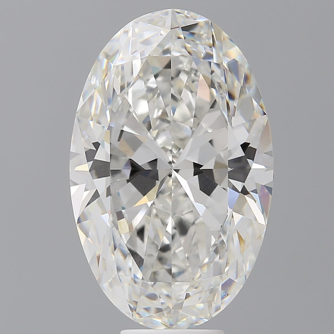 10.05 Carat Oval Shaped, Ideal Cut, F Color, VVS2 Clarity, IGI Certified Lab Grown Diamond