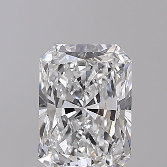 1.02 Carat Radiant Shaped, Ideal Cut, D Color, VVS2 Clarity, IGI Certified Lab Grown Diamond