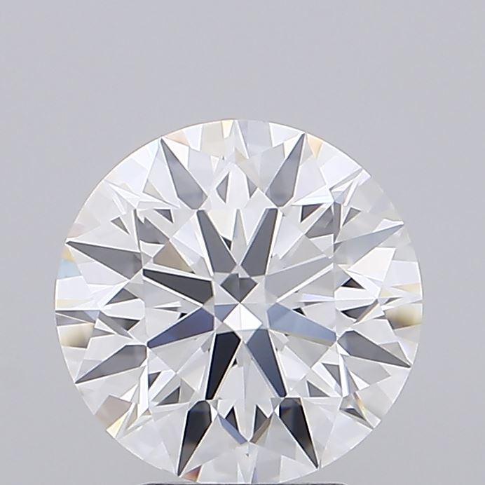 2.29 Carat Round Shaped, Ideal Cut, D Color, VVS1 Clarity, IGI Certified Lab Grown Diamond