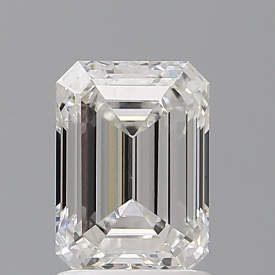1.58 Carat Emerald Shaped, Ideal Cut, E Color, VVS2 Clarity, IGI Certified Lab Grown Diamond