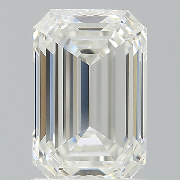 1.72 Carat Emerald Shaped, Ideal Cut, F Color, VS1 Clarity, IGI Certified Lab Grown Diamond