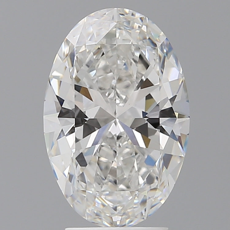 3.59 Carat Oval Shaped, Ideal Cut, E Color, VVS2 Clarity, IGI Certified Lab Grown Diamond