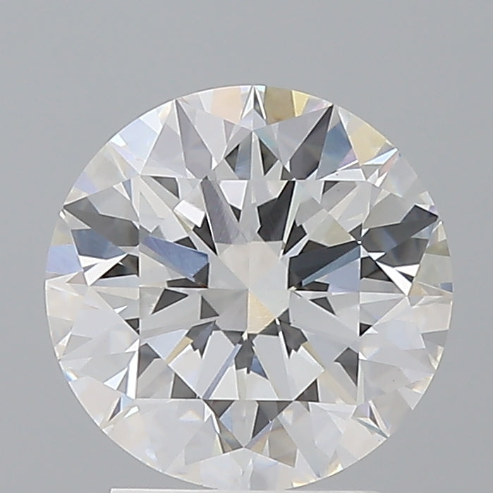 2.58 Carat Round Shaped, Ideal Cut, D Color, VVS2 Clarity, IGI Certified Lab Grown Diamond