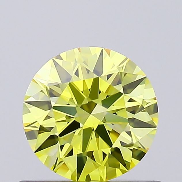 0.63 Carat Round Shaped, Ideal Cut, VVS2 Clarity, IGI Certified Lab Grown Diamond