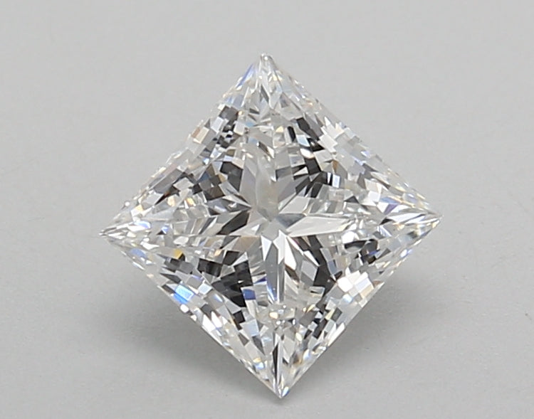 1.02 Carat Princess Shaped, Excellent Cut, E Color, VS1 Clarity, IGI Certified Lab Grown Diamond