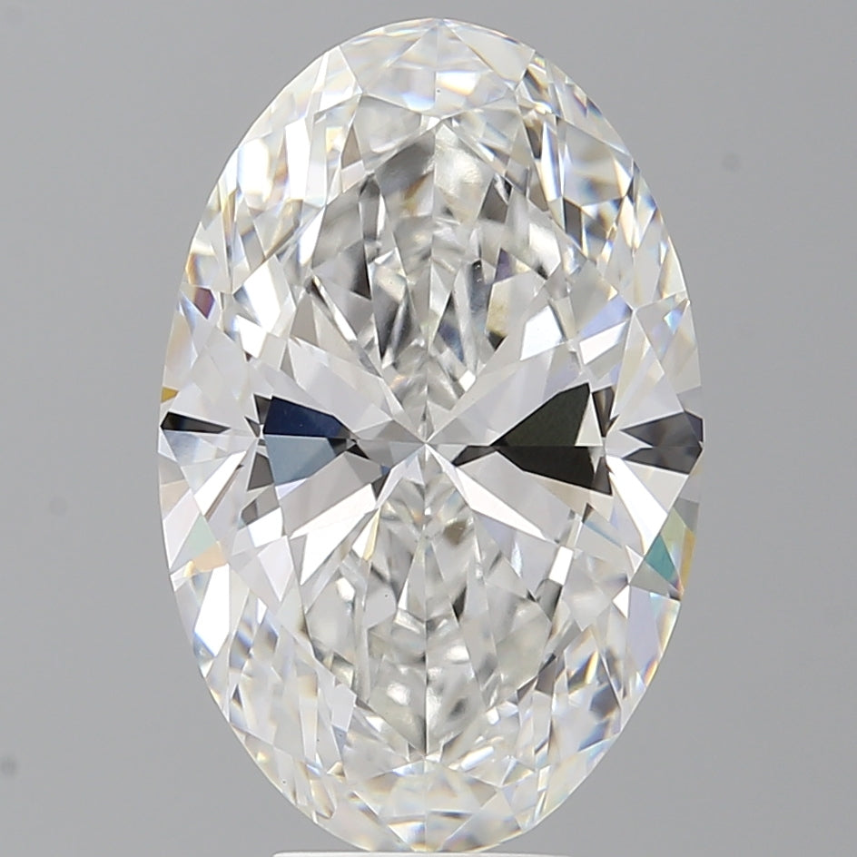 7.02 Carat Oval Shaped, Ideal Cut, F Color, VS1 Clarity, IGI Certified Lab Grown Diamond
