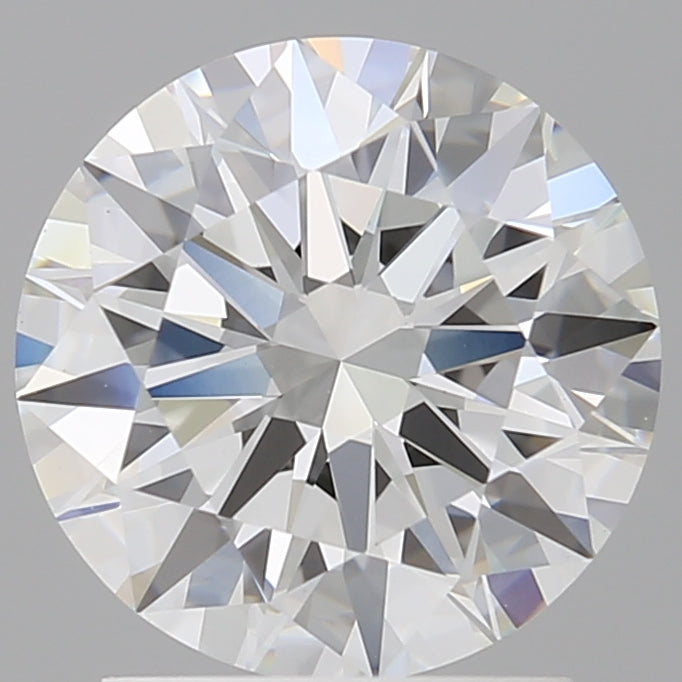 2.10 Carat Round Shaped, Ideal Cut, E Color, VVS2 Clarity, IGI Certified Lab Grown Diamond