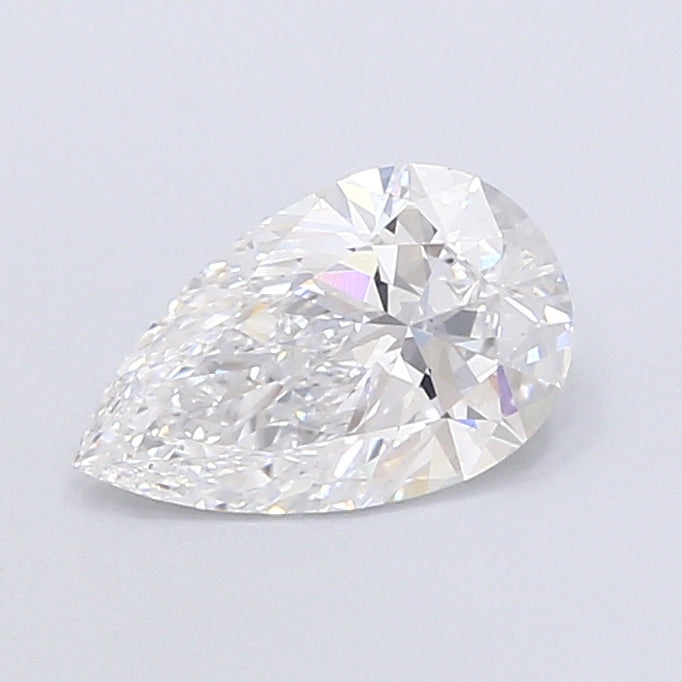 1.60 Carat Pear Shaped, Very Good Cut, D Color, VS1 Clarity, IGI Certified Lab Grown Diamond