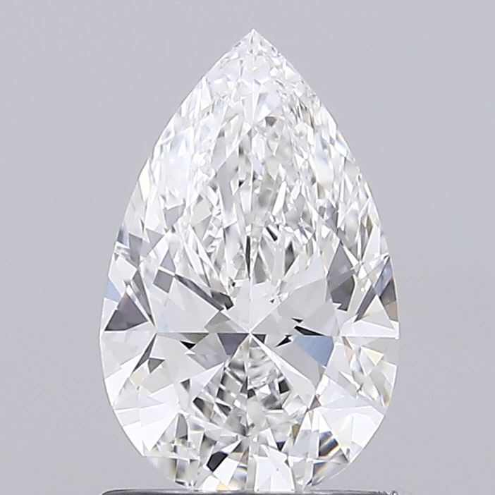 1.08 Carat Pear Shaped, Ideal Cut, E Color, VVS1 Clarity, IGI Certified Lab Grown Diamond