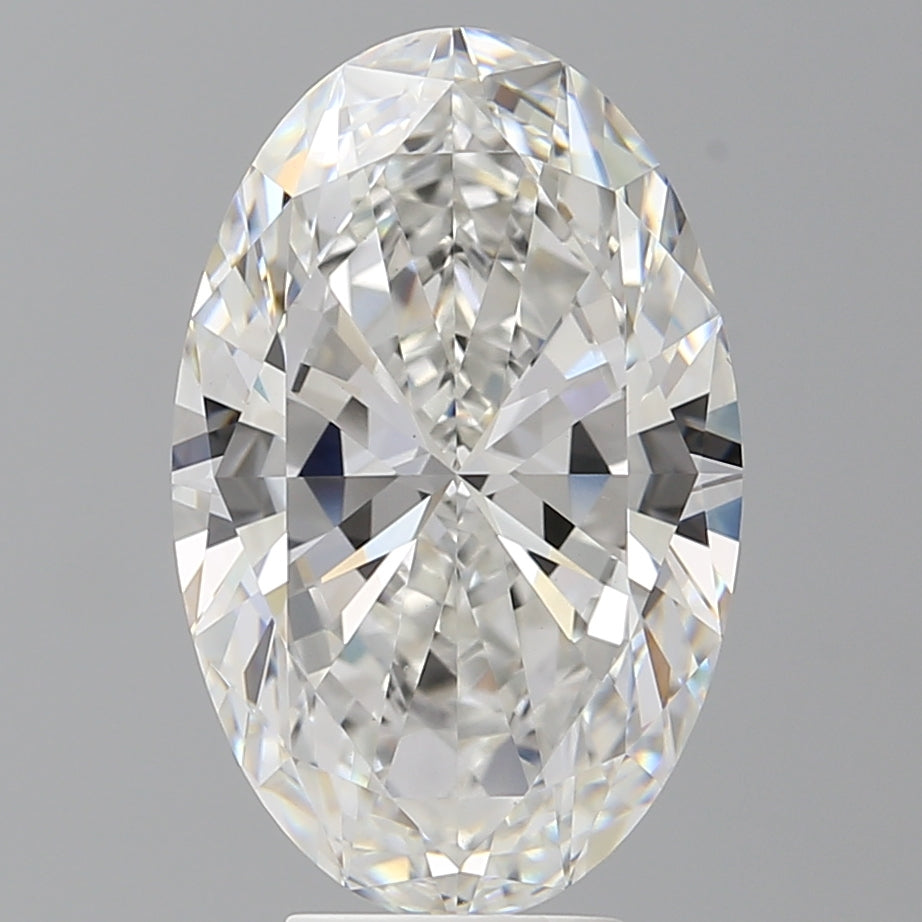 6.06 Carat Oval Shaped, Ideal Cut, F Color, VVS2 Clarity, IGI Certified Lab Grown Diamond
