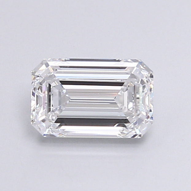 0.98 Carat Emerald Shaped, Very Good Cut, D Color, VVS2 Clarity, IGI Certified Lab Grown Diamond