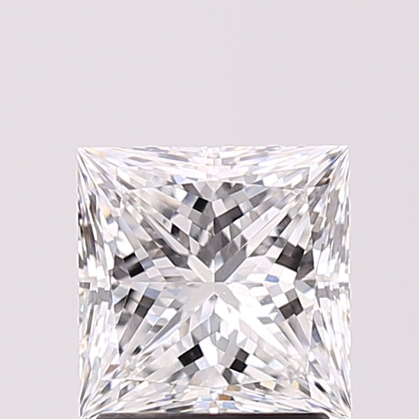 2.04 Carat Princess Shaped, Excellent Cut, E Color, VVS2 Clarity, IGI Certified Lab Grown Diamond