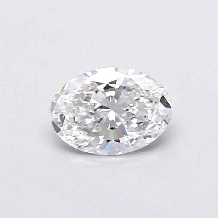 0.69 Carat Oval Shaped, Very Good Cut, D Color, VS1 Clarity, IGI Certified Lab Grown Diamond
