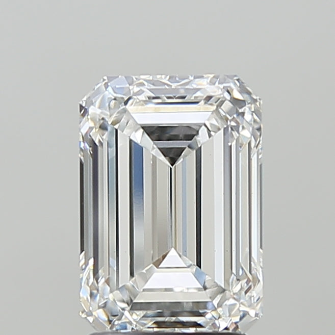 2.55 Carat Emerald Shaped, Ideal Cut, E Color, VS1 Clarity, IGI Certified Lab Grown Diamond