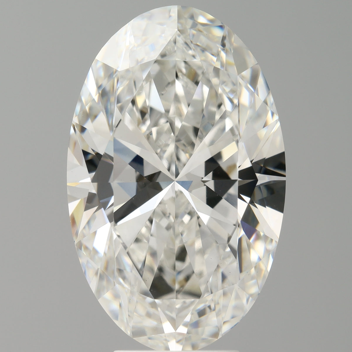 7.01 Carat Oval Shaped, Ideal Cut, F Color, VVS2 Clarity, IGI Certified Lab Grown Diamond