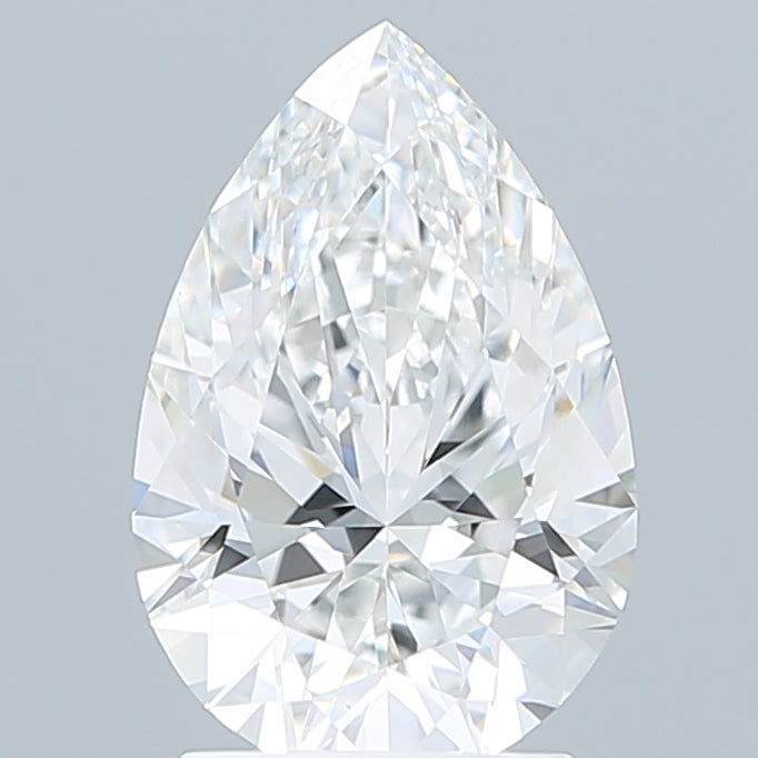 2.29 Carat Pear Shaped, Ideal Cut, E Color, VVS2 Clarity, IGI Certified Lab Grown Diamond