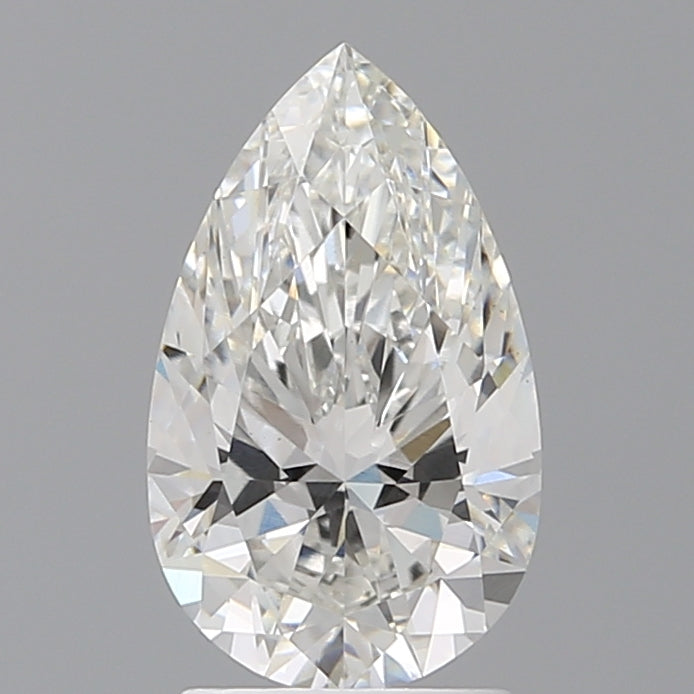 2.09 Carat Pear Shaped, Ideal Cut, F Color, VS1 Clarity, IGI Certified Lab Grown Diamond