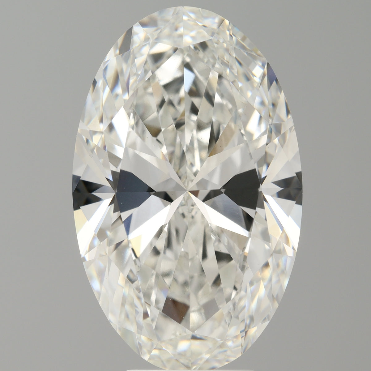 7.04 Carat Oval Shaped, Ideal Cut, F Color, VVS2 Clarity, IGI Certified Lab Grown Diamond